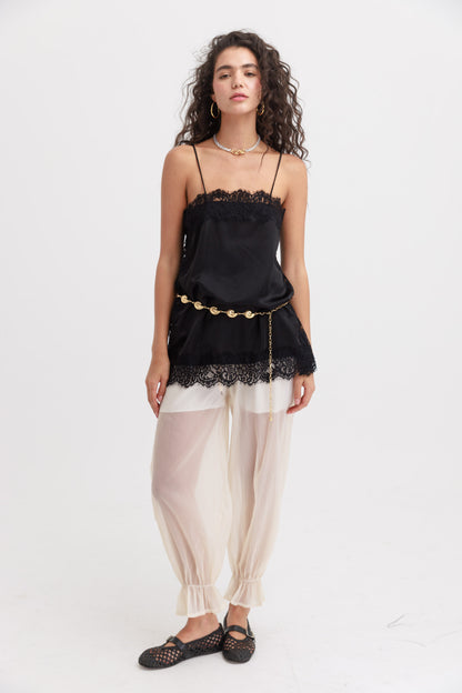 גופיית לנזרי נואל- שחור