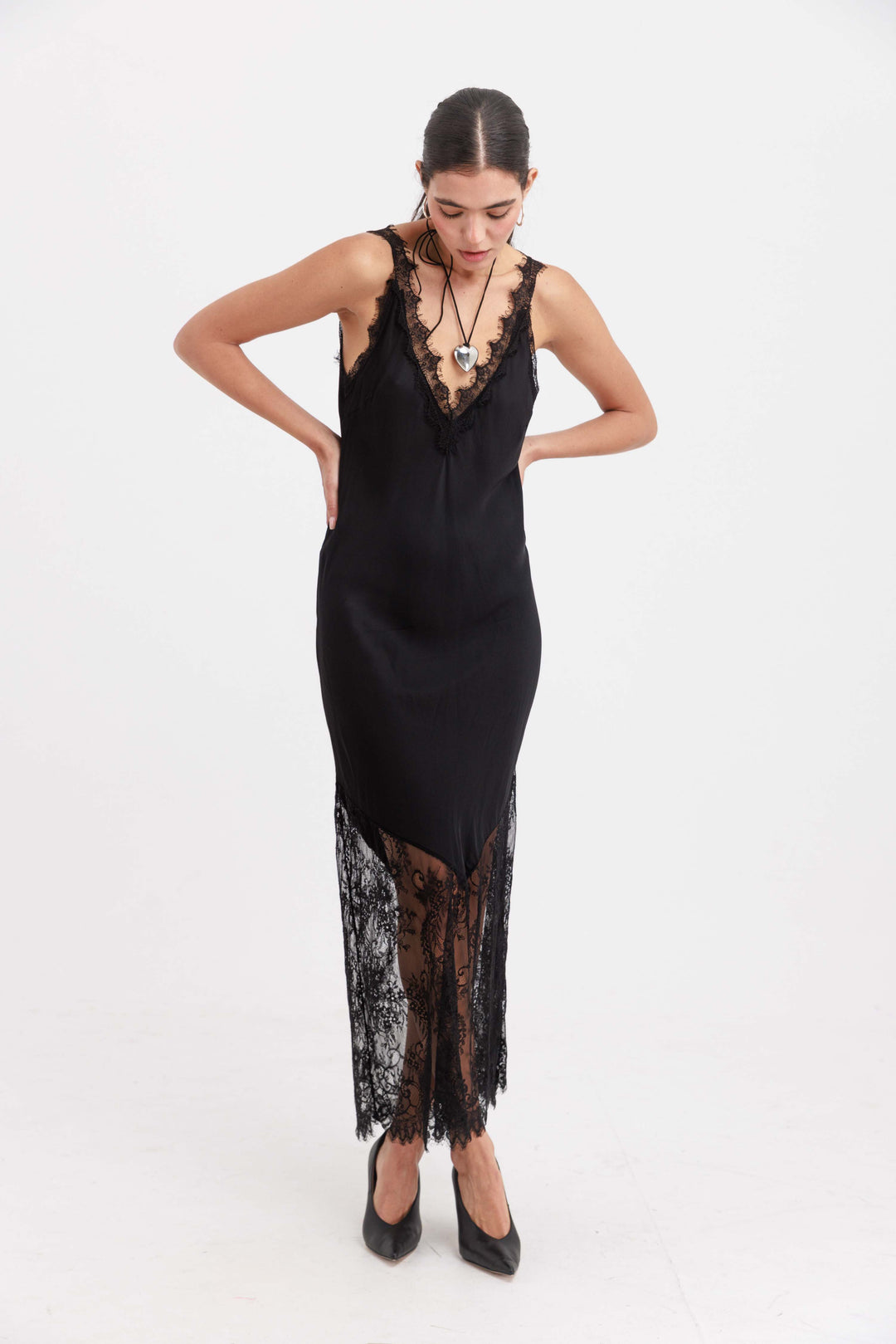 שמלת לנזי - זית