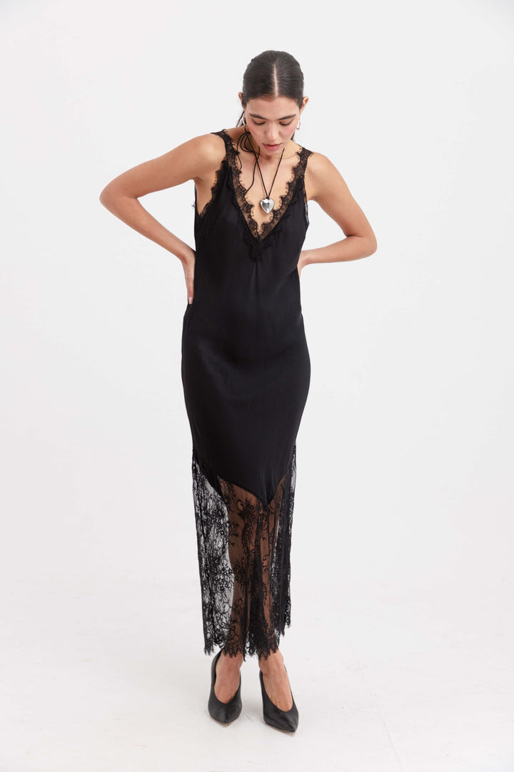 שמלת לנזי - זית