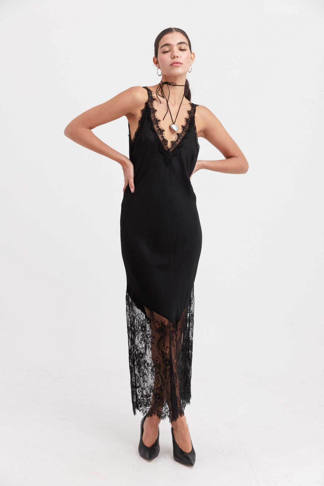 שמלת לנזי - זית