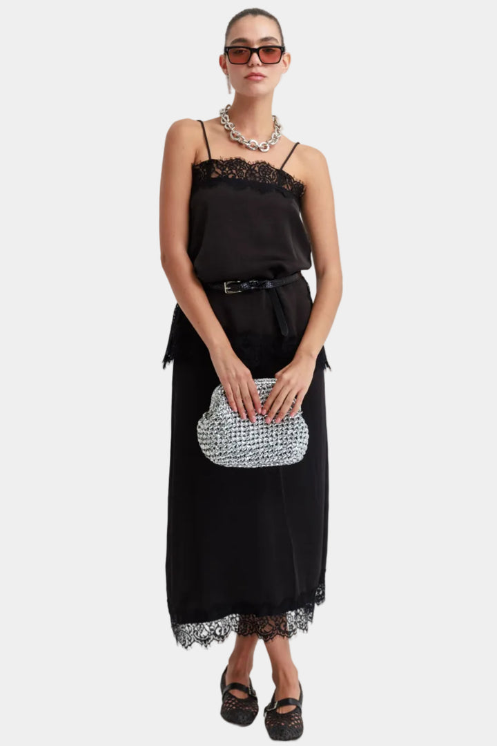 חליפת לנזרי נעמי - שחור