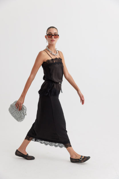 חליפת לנזרי נעמי - שמנת