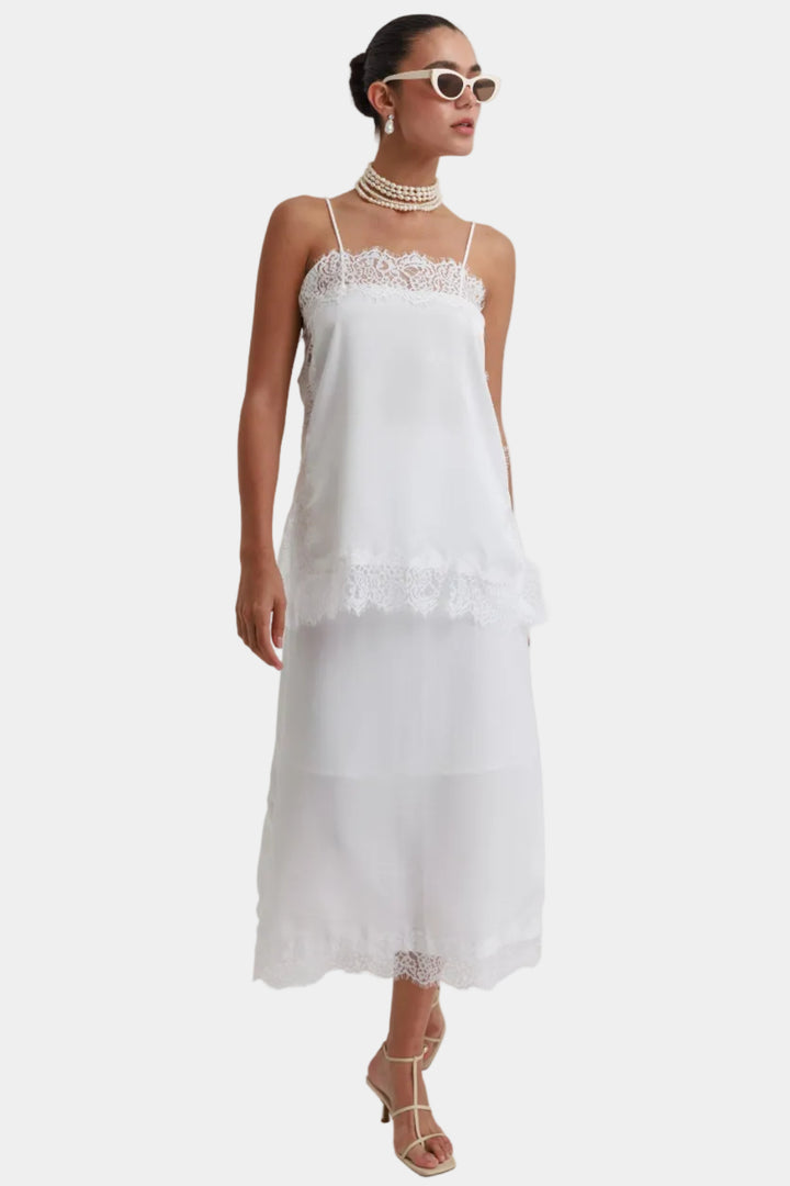 חליפת לנזרי נעמי - לבן