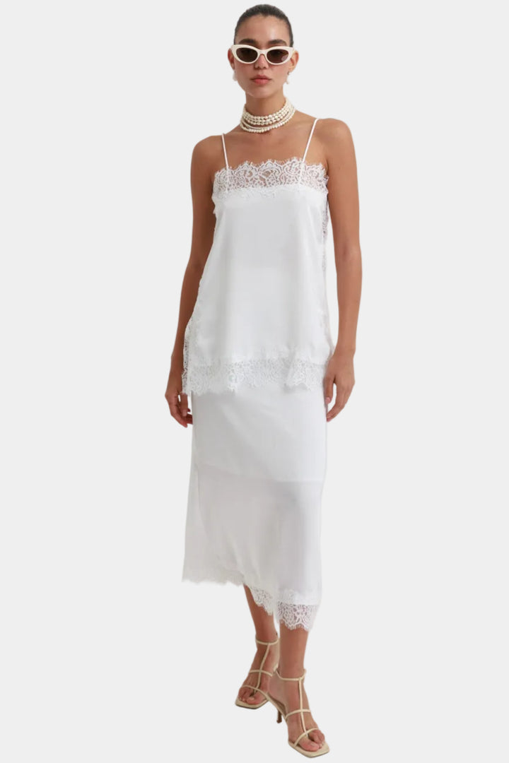 חליפת לנזרי נעמי - לבן