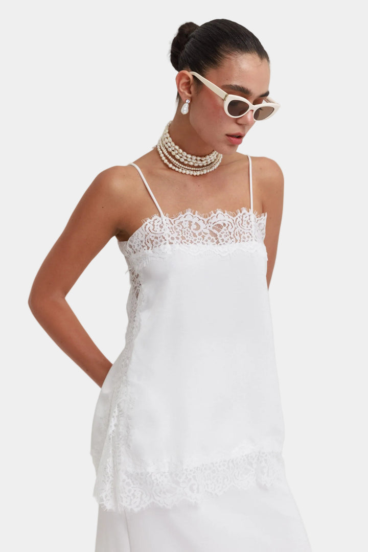 חליפת לנזרי נעמי - לבן