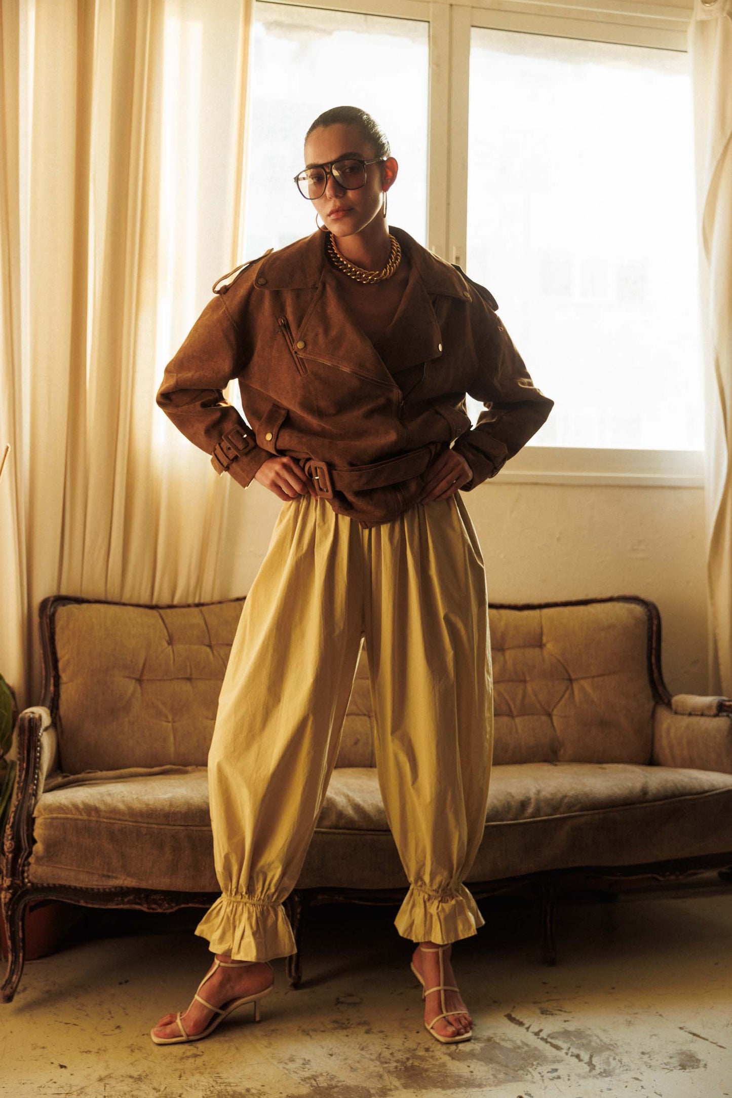 הזמנה מראש - מעיל דילן - זמש