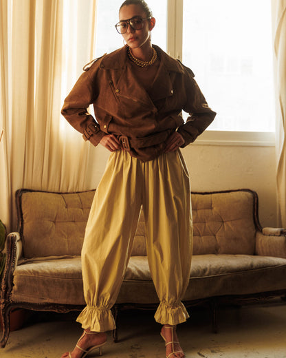 מכנסי מודי - לבן