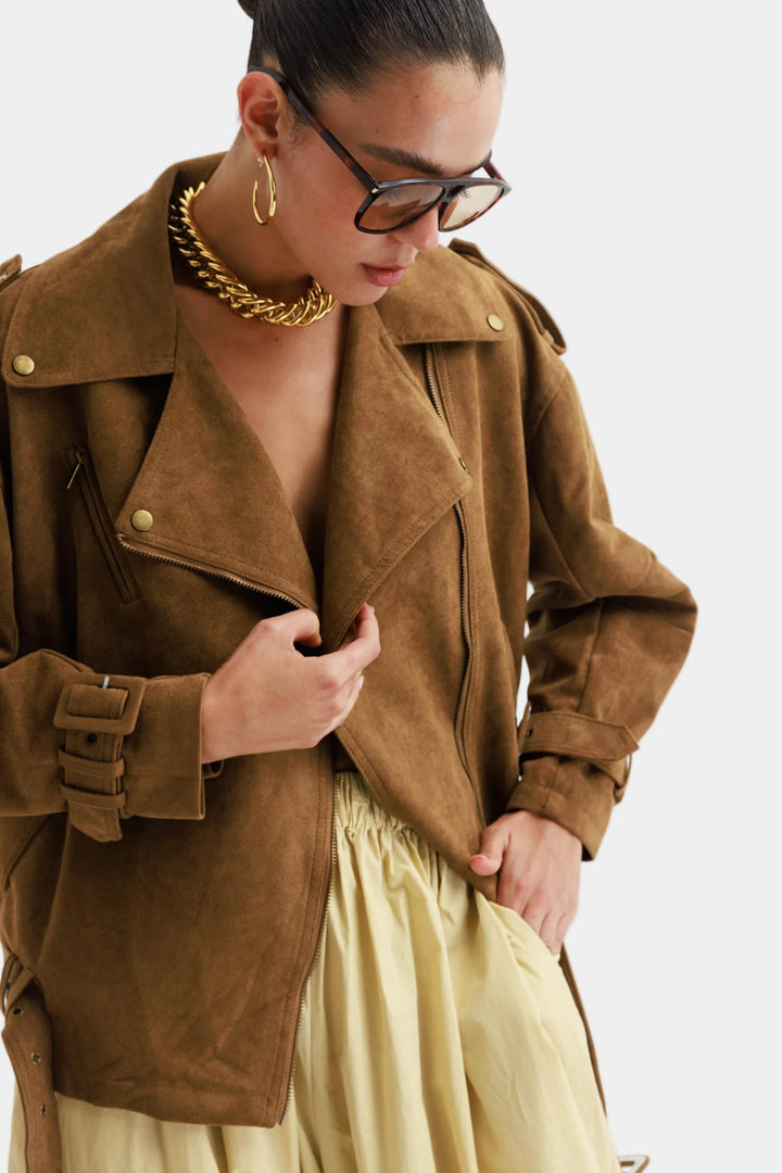 מעיל דילן - חום