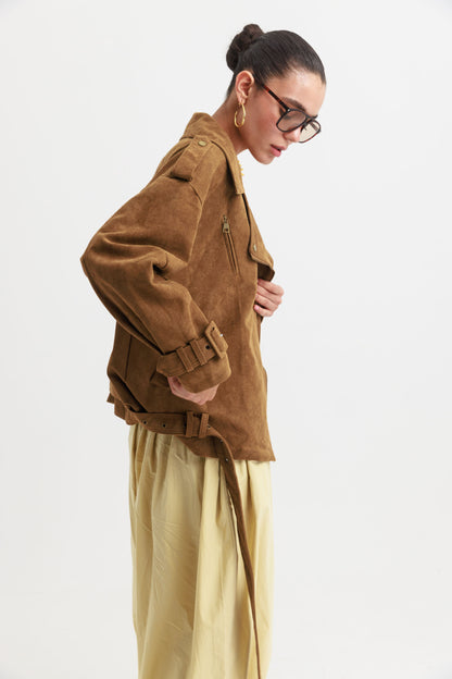 הזמנה מראש - מעיל דילן - זמש