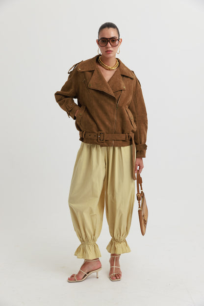 מכנסי מודי - חום