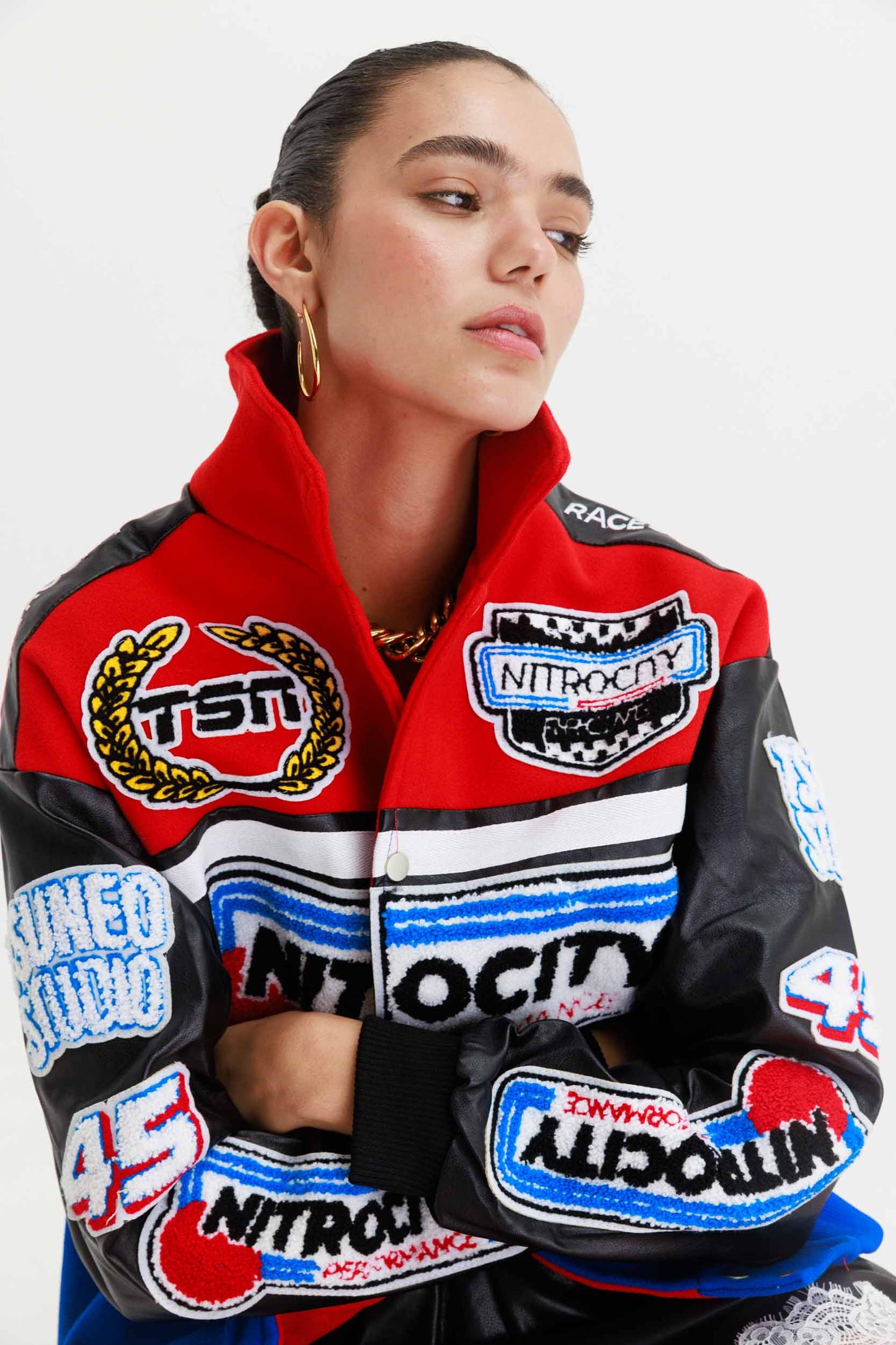 מעיל  בוני- אדום