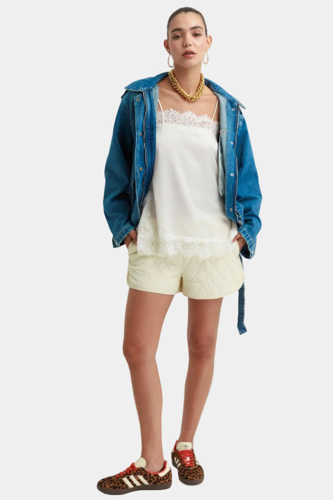 גופיית נואל לנזרי - שמנת