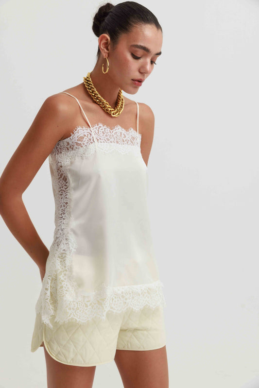 גופיית נואל לנזרי - שמנת