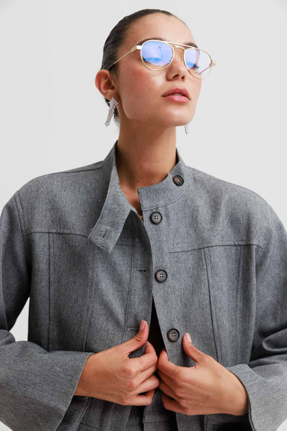 חליפת ברמודה שיינה- חום