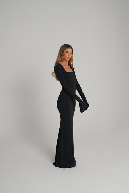 שמלת נואל - שחור