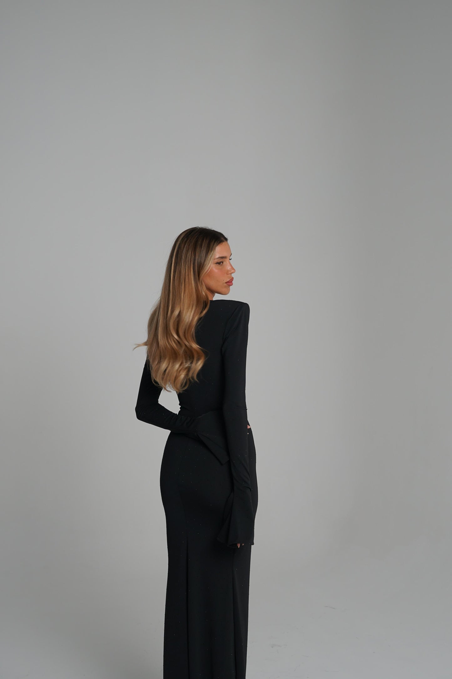 שמלת נואל - שחור