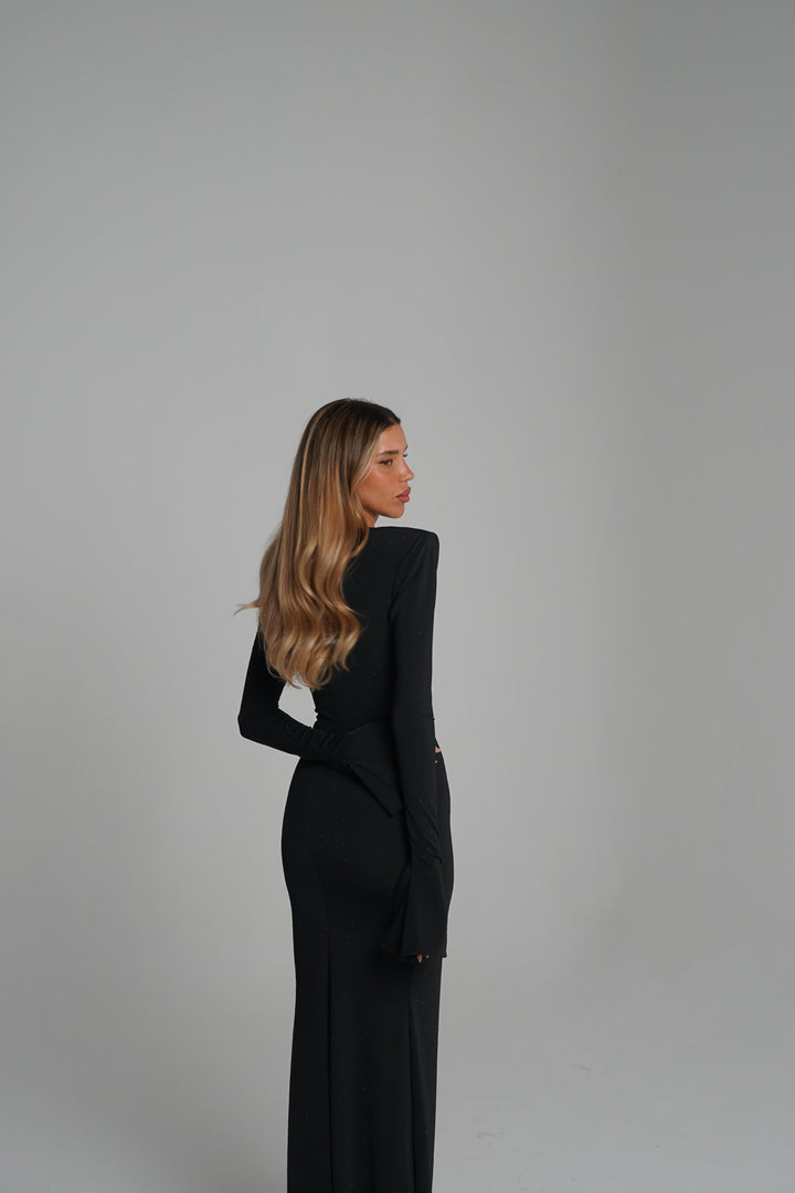 שמלת נואל - שחור