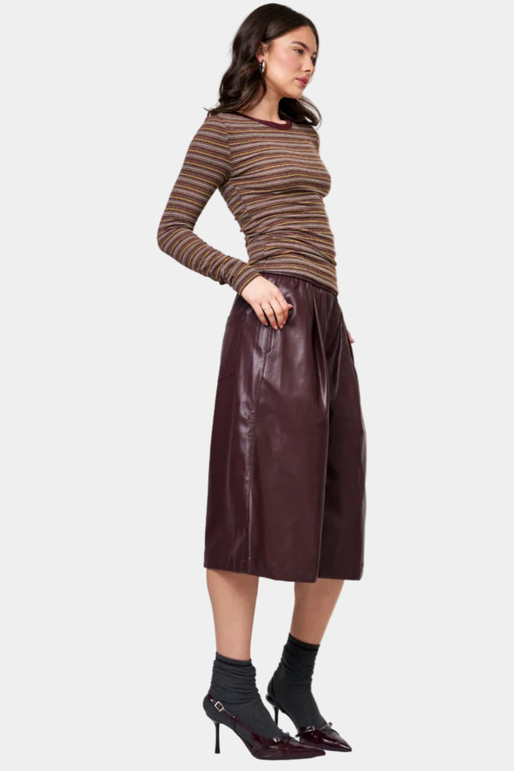 חולצת מוליבר - בורדו