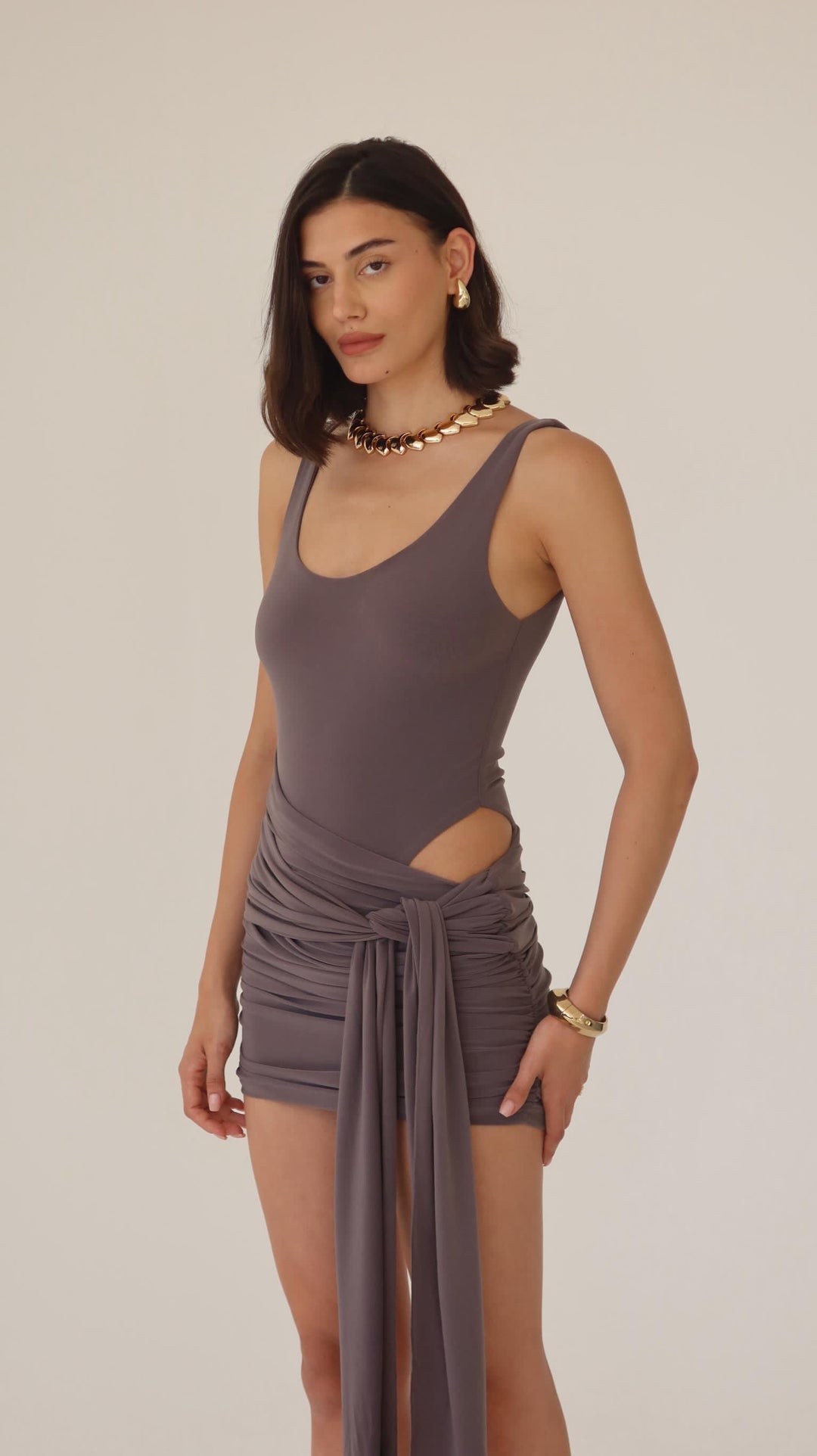 שמלת קרני - ורוד