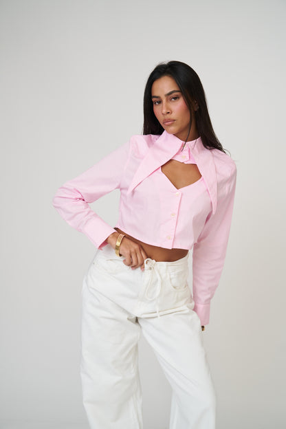 חולצת לימסל לב - שחור