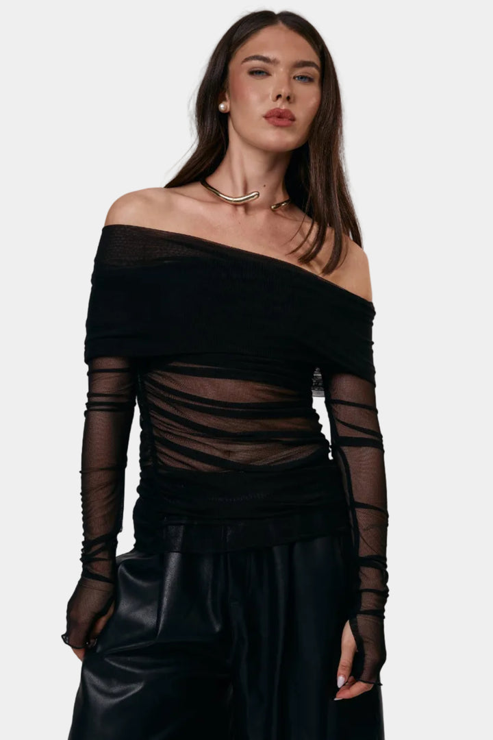 חולצת מיאל שחור