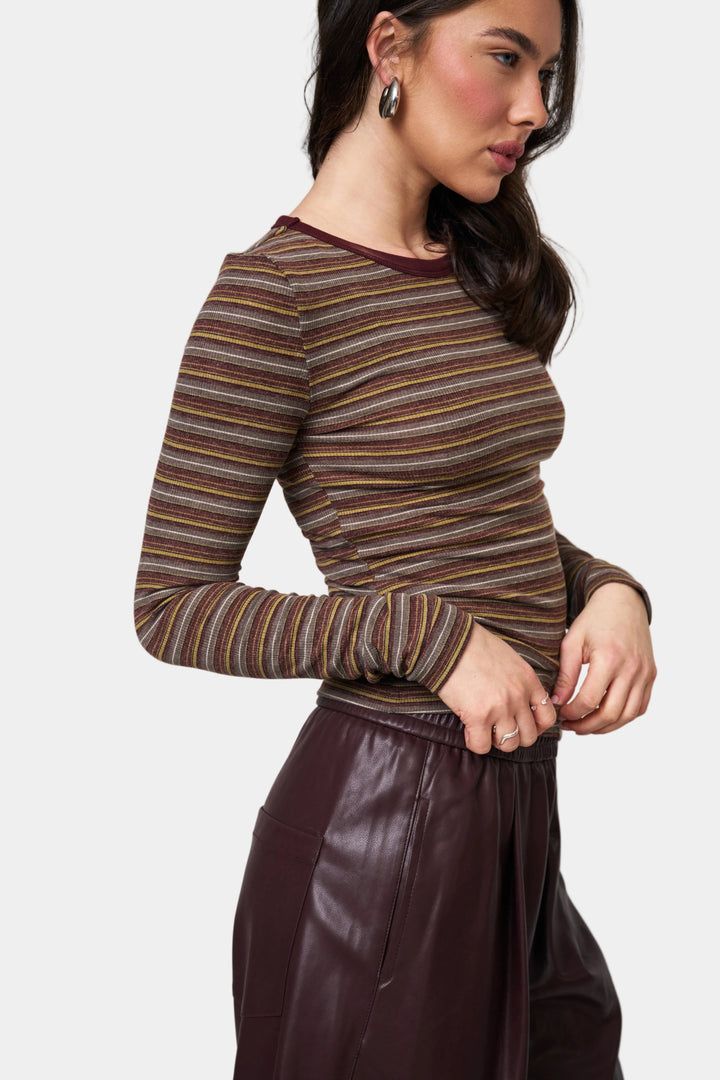 חולצת מוליבר - בורדו