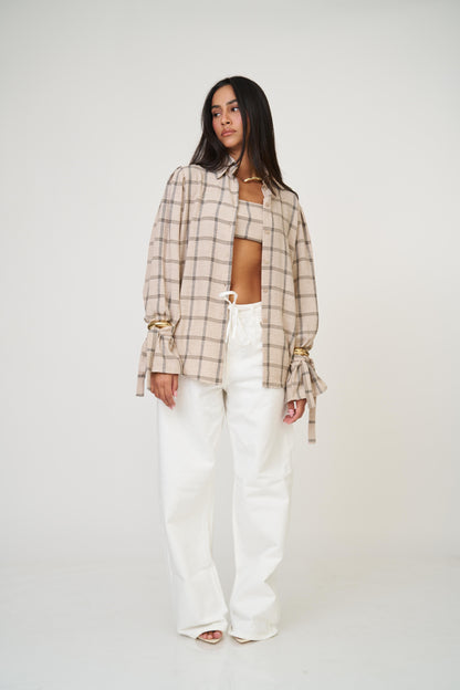 מכופתרת אניטה - אדום