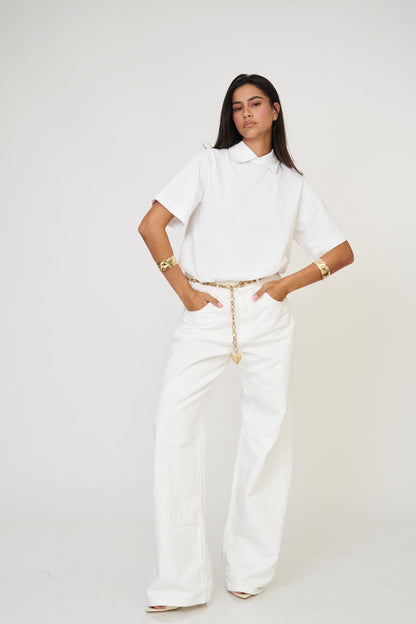 חולצת קורן - לבן