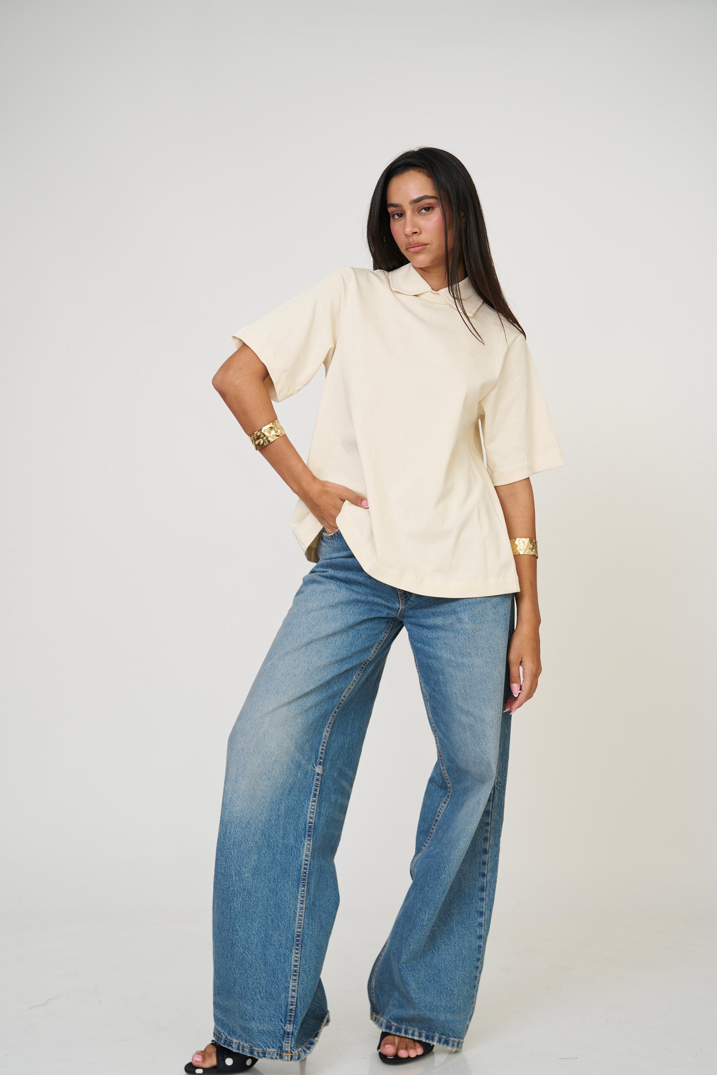 חולצת קורן - לבן