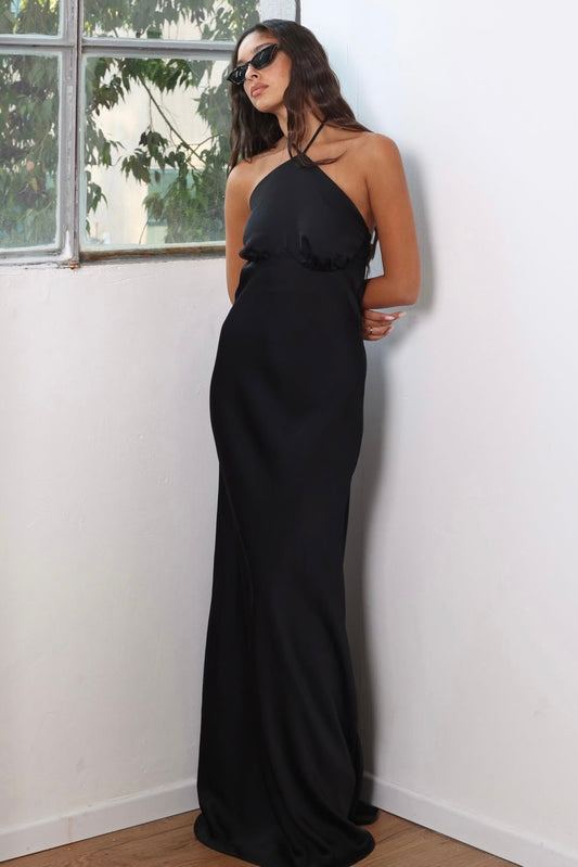 שמלת מלני - שחור
