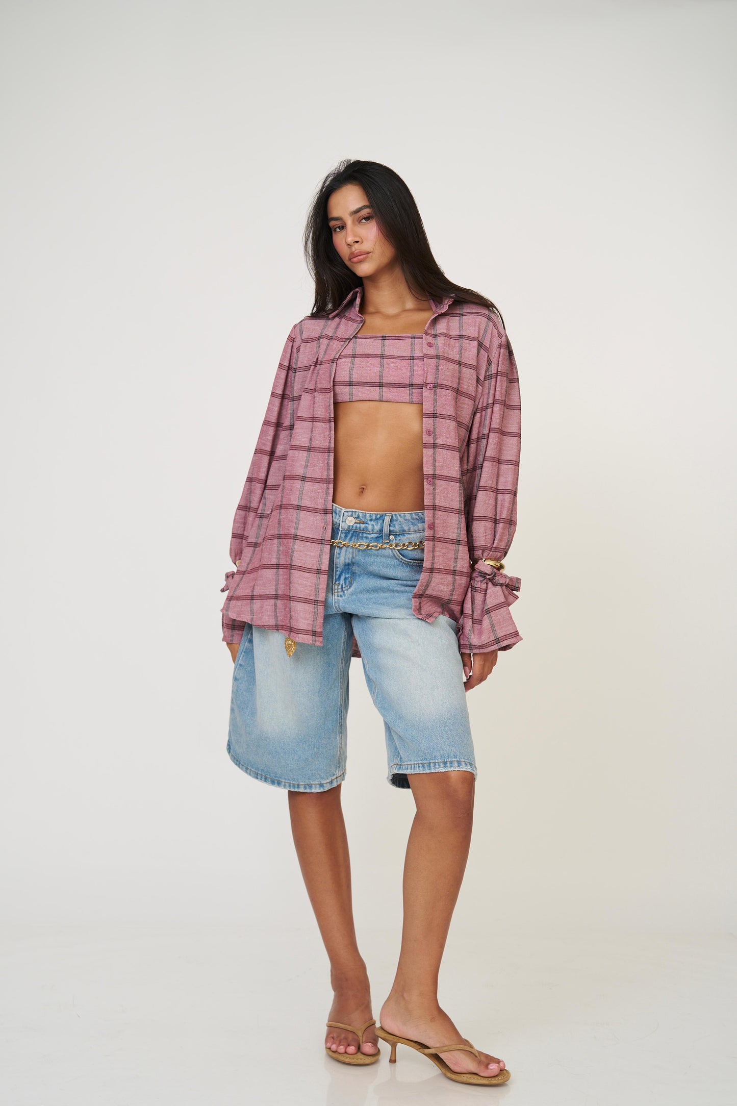 מכופתרת אניטה - אדום