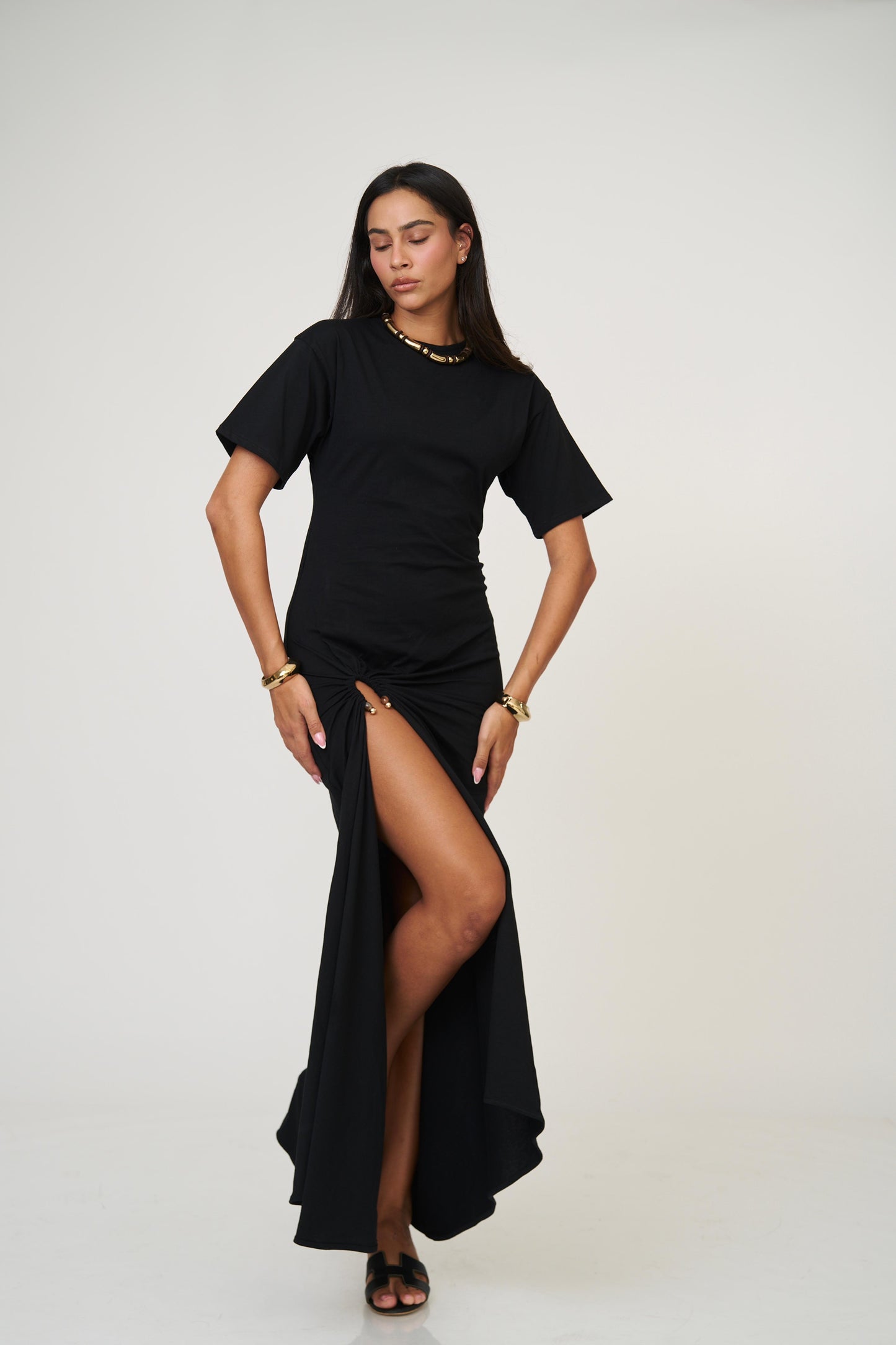 שמלת איימי - שחור