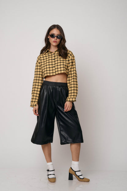 מכנסי ברמודה לורה - אפור