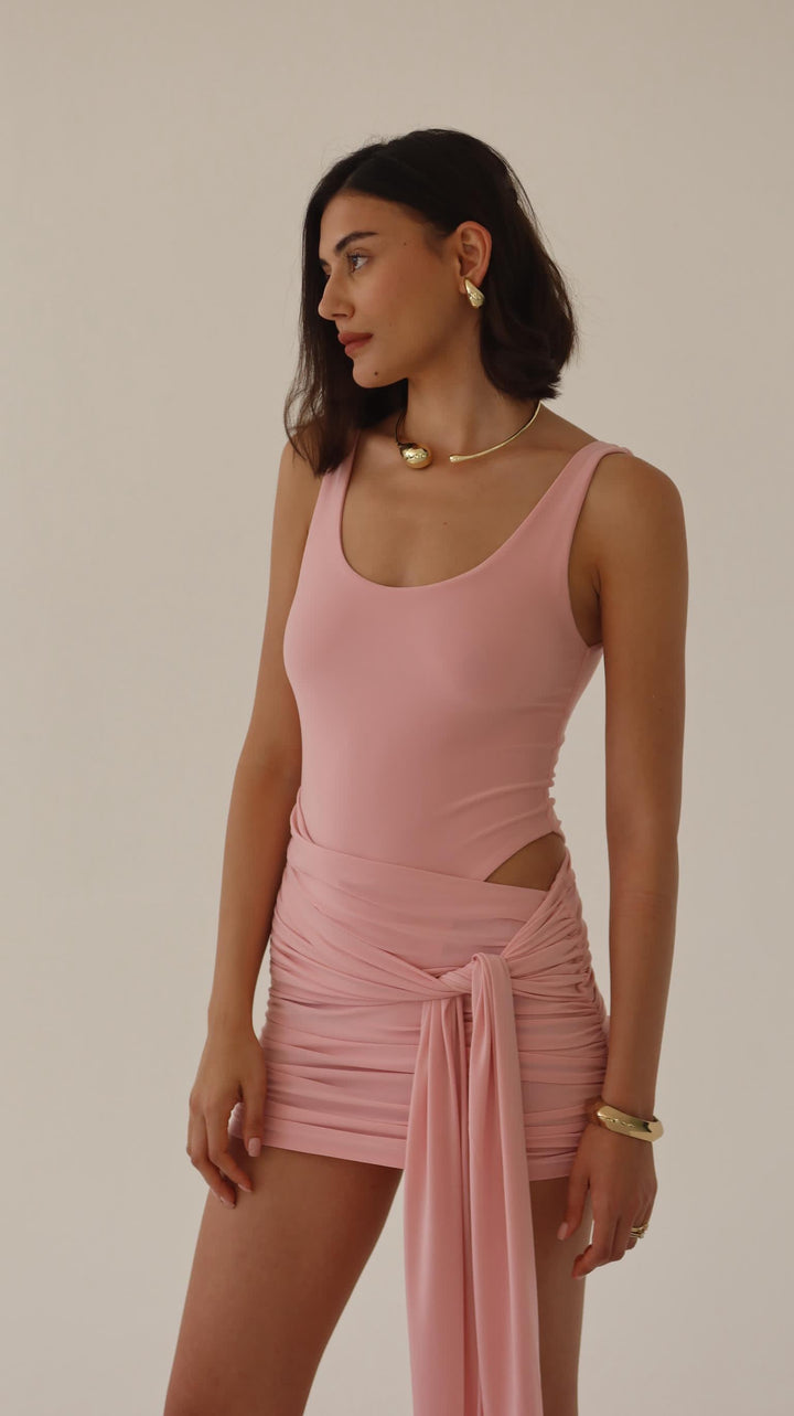 שמלת קרני - ורוד