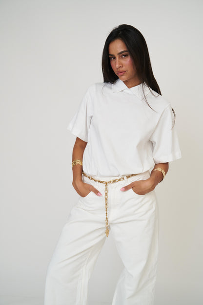 חולצת קורן - לבן