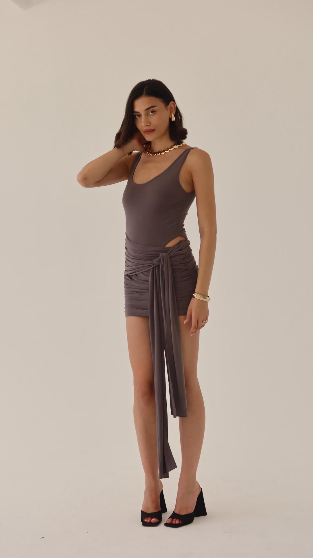 שמלת קרני - ורוד