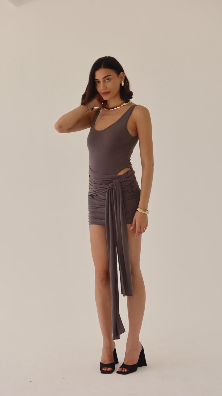 שמלת קרני - ורוד