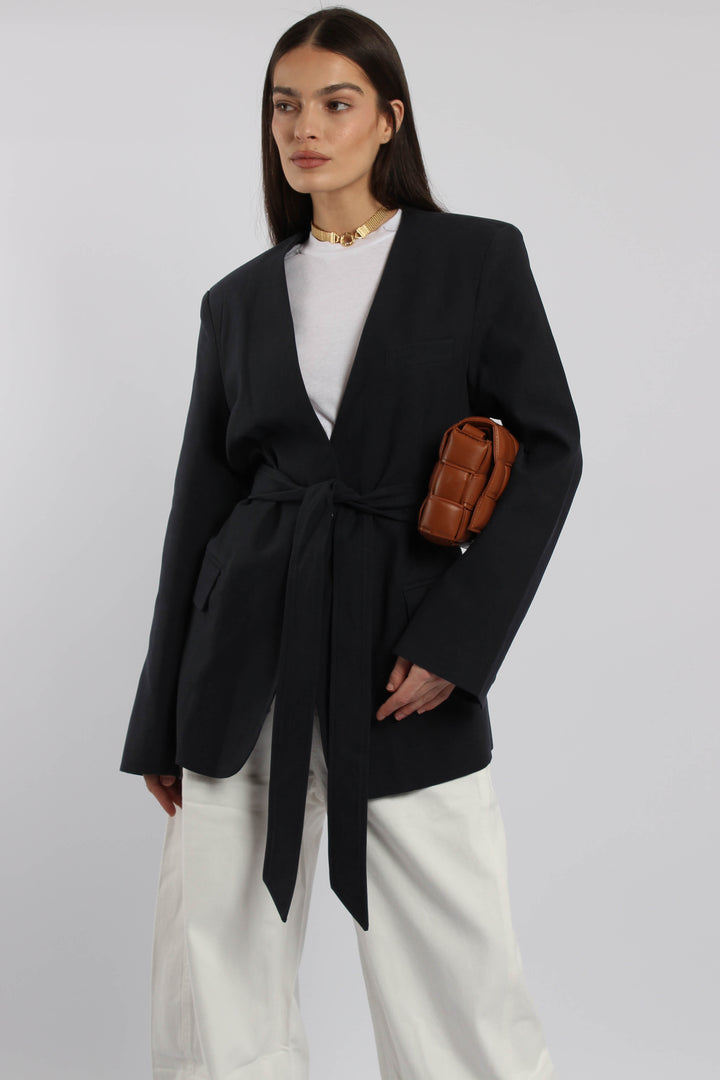 ג׳קט סטיבנס כחול כהה