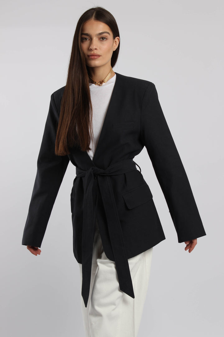 ג׳קט סטיבנס כחול כהה