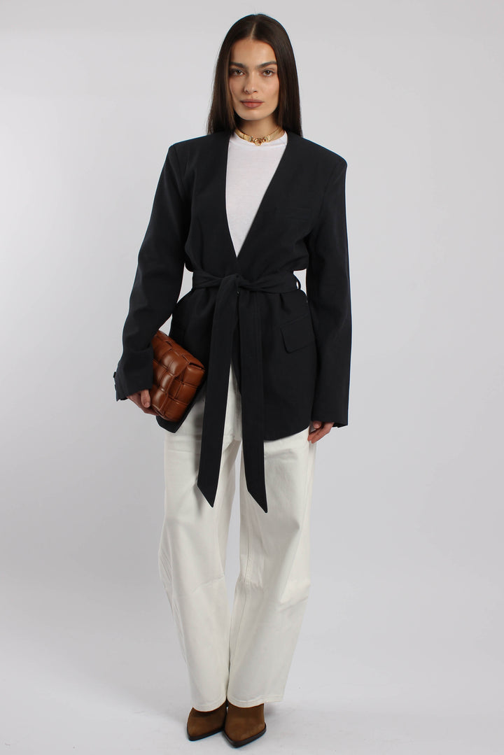 ג׳קט סטיבנס כחול כהה