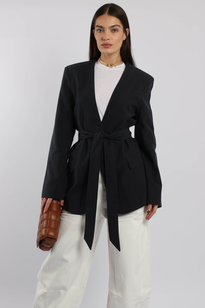 ג׳קט סטיבנס כחול כהה