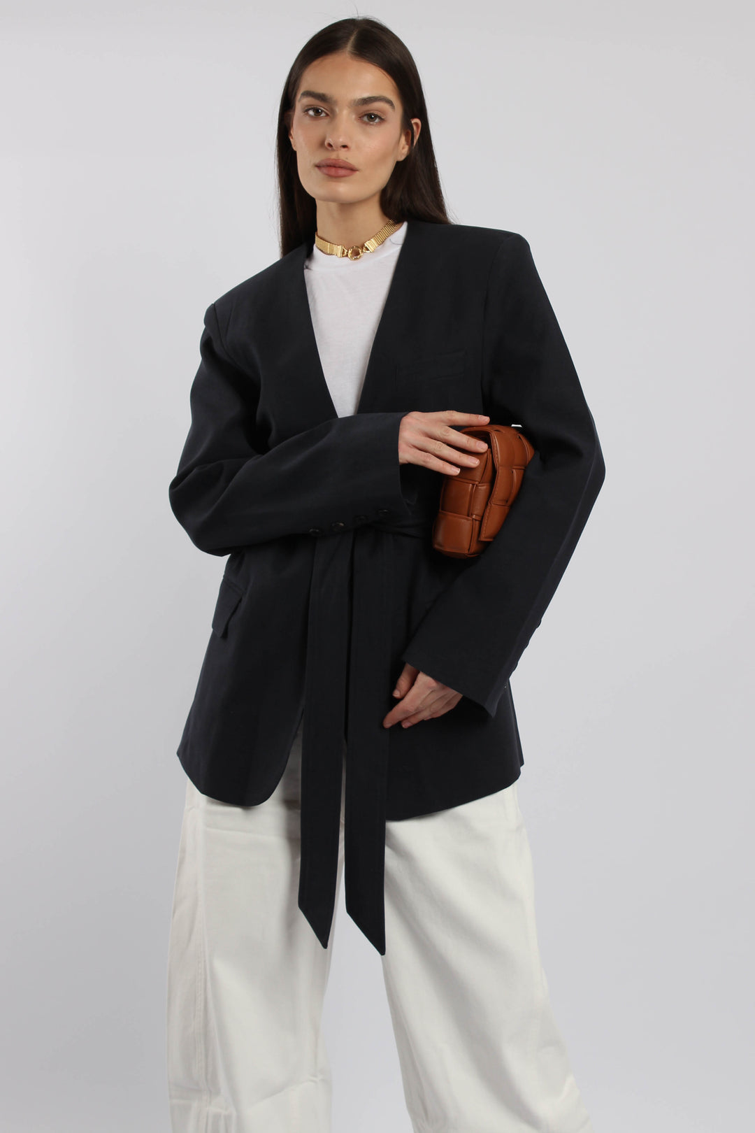 ג׳קט סטיבנס כחול כהה