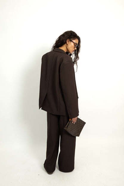 חליפת אוברסייז מושלמת- חום