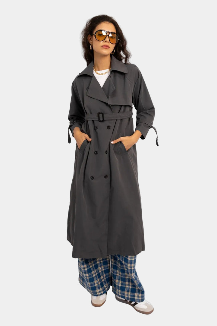 גקט טרנץ מיה - אפור