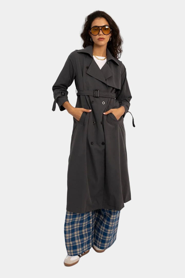 גקט טרנץ מיה - אפור