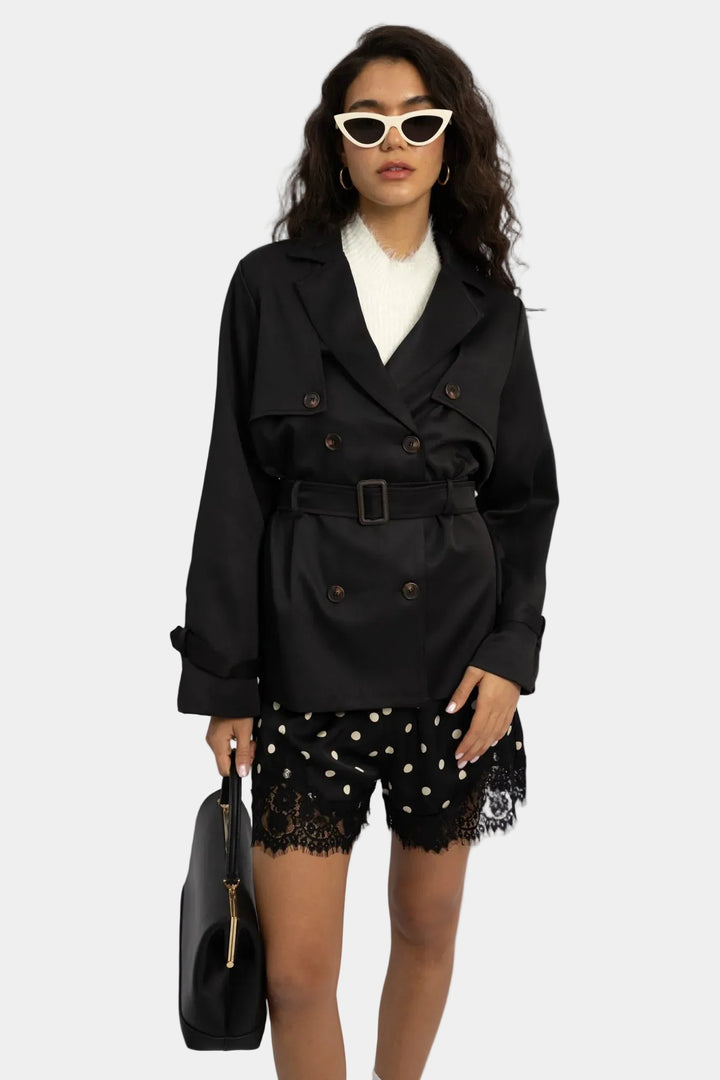 גקט טרנץ בונד - שחור