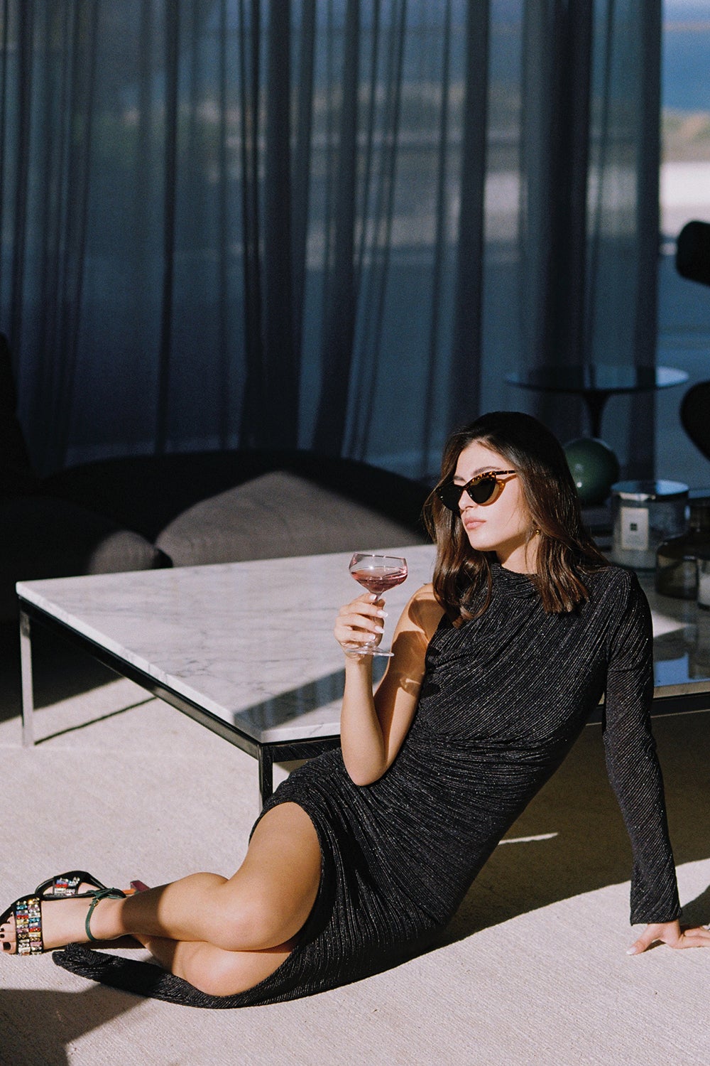 ⁨שמלת וגאס מקסי - לוונדר  ⁩⁩