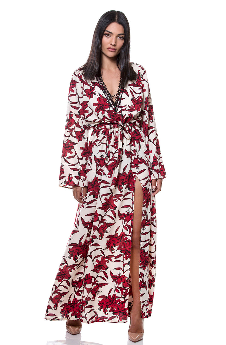 שמלת לורי - פרחונית פגמים קלים