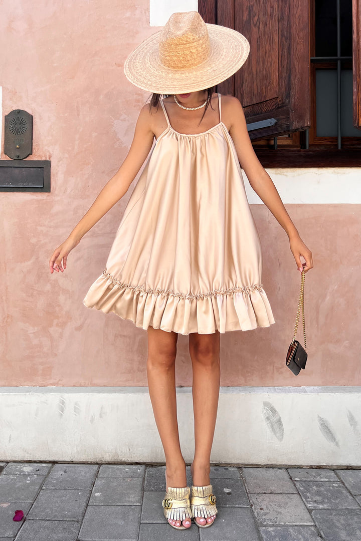 שמלת מילי - שמנת