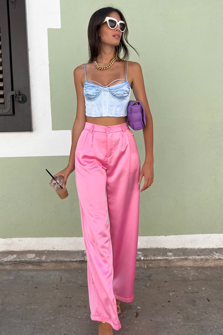 מכנסי ברי - פוקסיה